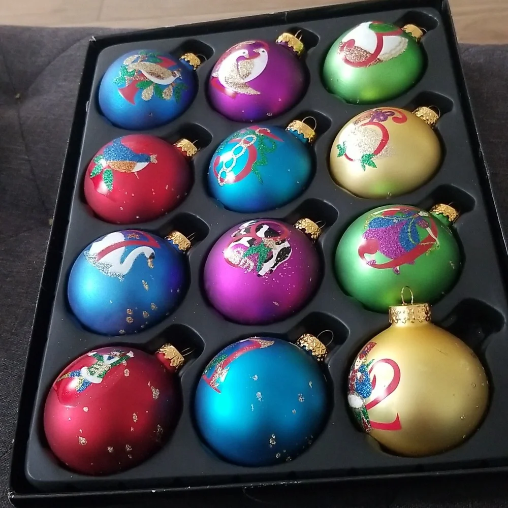 Twelve Days of Christmas Ornaments